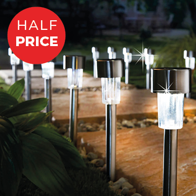 Solar Stake Lights Set of 12