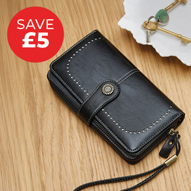 RFID Ladies’ Clutch Purse