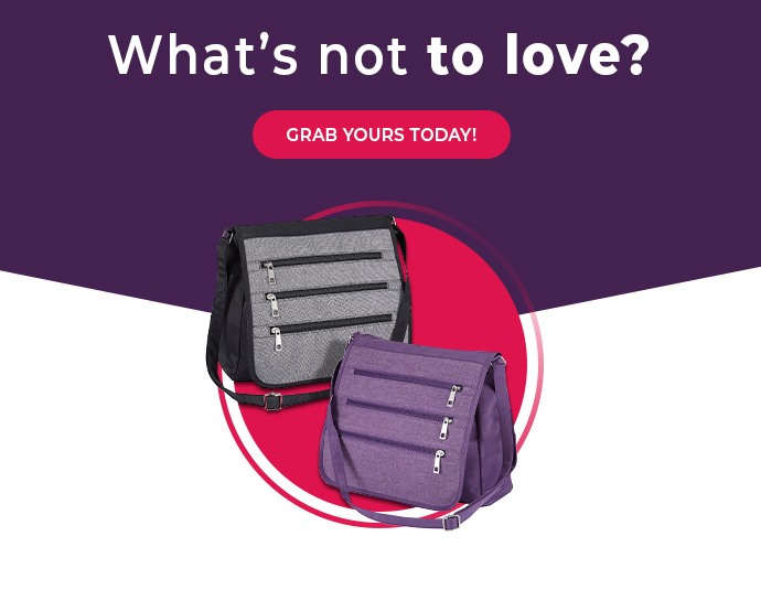 RFID Protected Organiser Bag