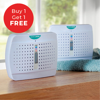 Compact Rechargeable Dehumidifier - Buy 1 Get 1 Free