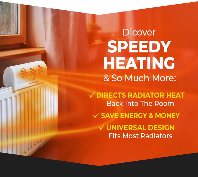 Heatboost Pro Radiator Fan – Energy-Saving Heat Circulator - Buy 2 & Save £10