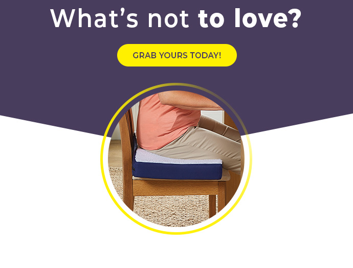 Sherpa Fleece Topped Gel Cushion