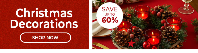 Enjoy Christmas savings and free delivery today.