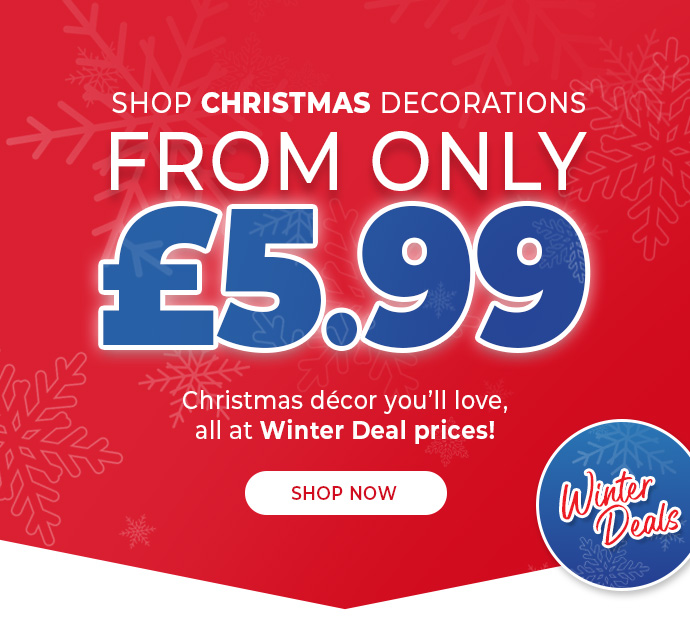 Christmas decorations from £5.99