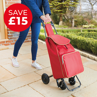 4-Wheel Shopping Trolley