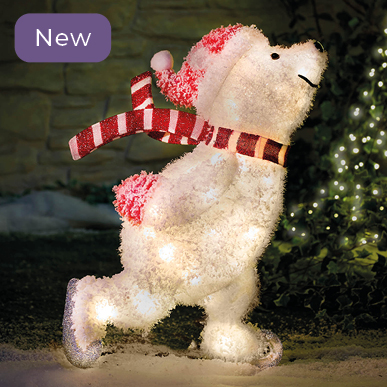 Skating Perry the Polar Bear