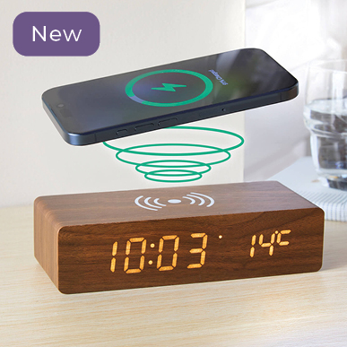 Wireless Charging Alarm Clock