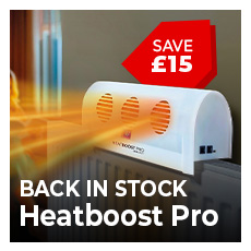 Heatboost Pro Radiator Fan – Energy-Saving Heat Circulator - Buy 2 & Save £10