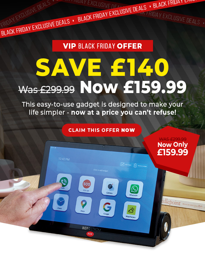 Easy Use Tablet with Stand & Built-in Speakers