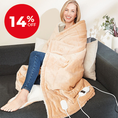 Teddy Fleece Heated Blanket