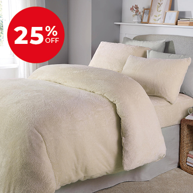 Teddy Fleece Duvet Cover Set