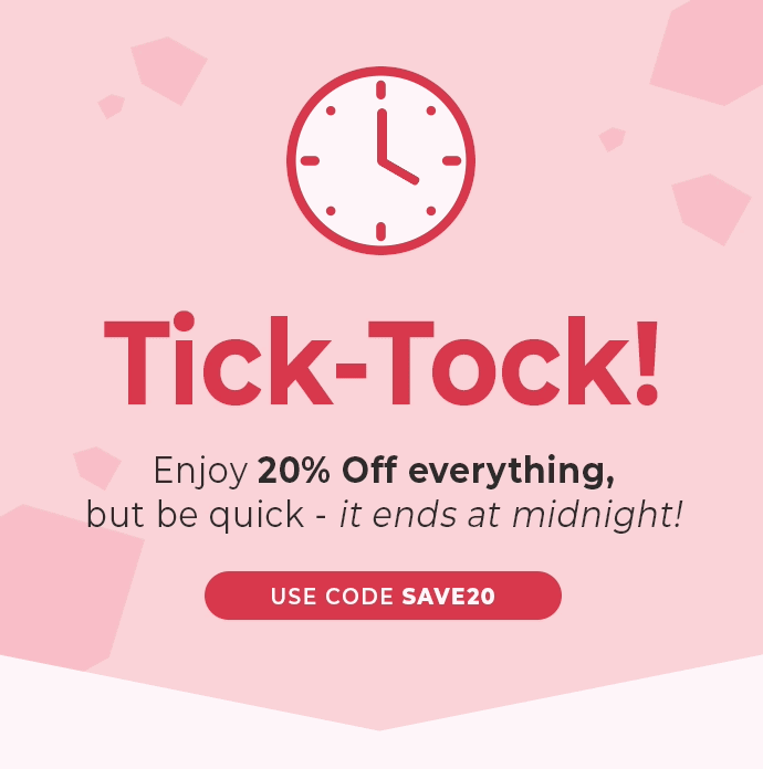 Enjoy 20% Off Now 🛍️