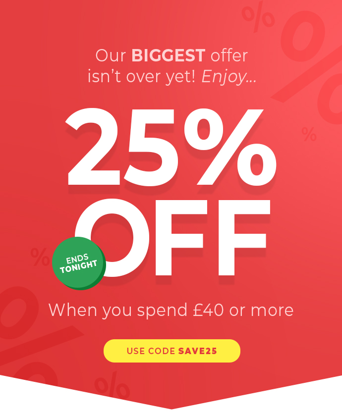 Enjoy 25% Off Now 🛍️