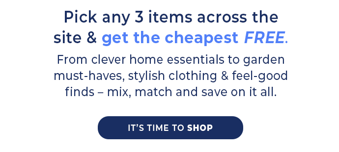 🎉 3 for 2 is ON – your cheapest treat is FREE!