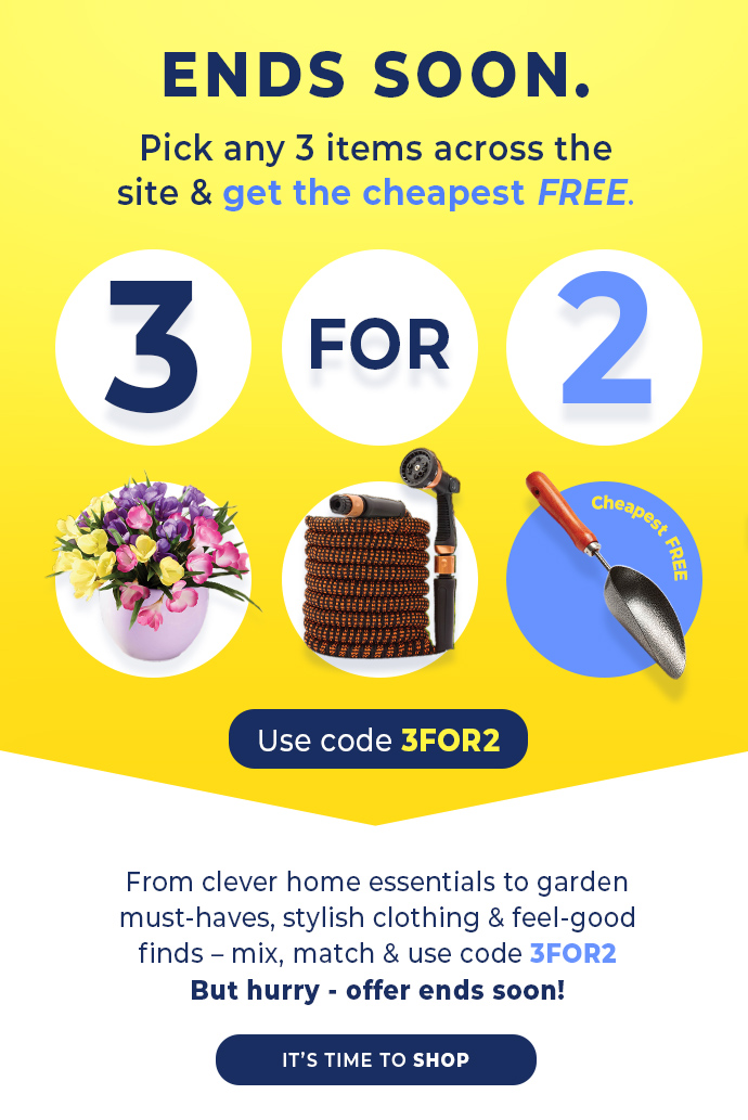 🎉 3 for 2 is ON – your cheapest treat is FREE!