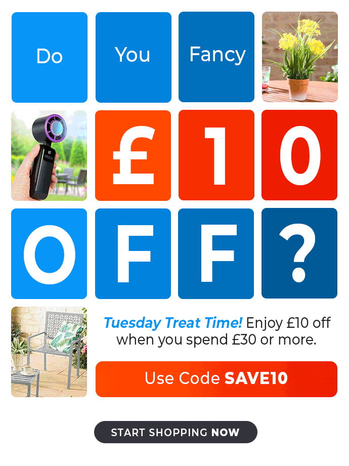 A little thank you from us — your £10 saving is ready to use