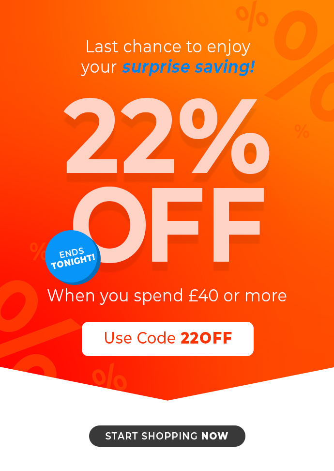 One day only: 22% off inside