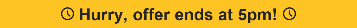 Our day of Flash Offers Starts Now!
