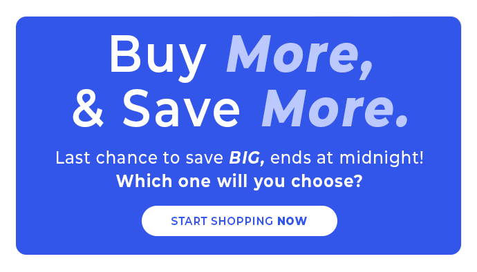 Time’s ticking—enjoy your savings while you can
